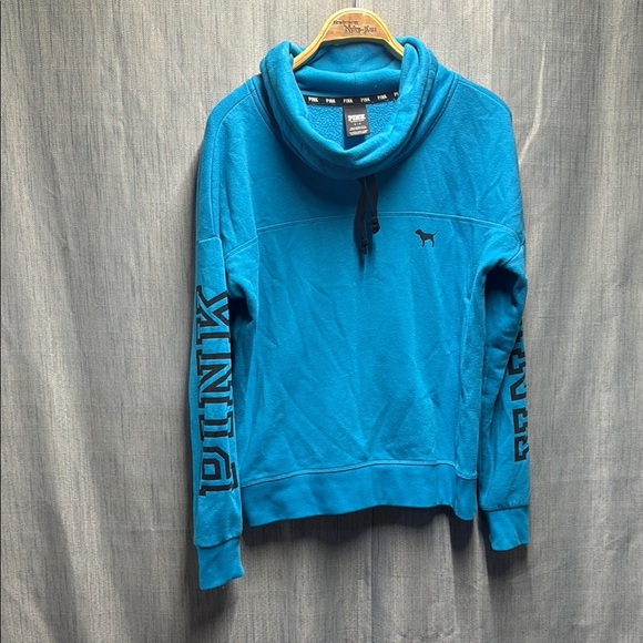 Victoria's Secret PINK Blue Pullover Sweatshirt size small - Picture 1 of 9